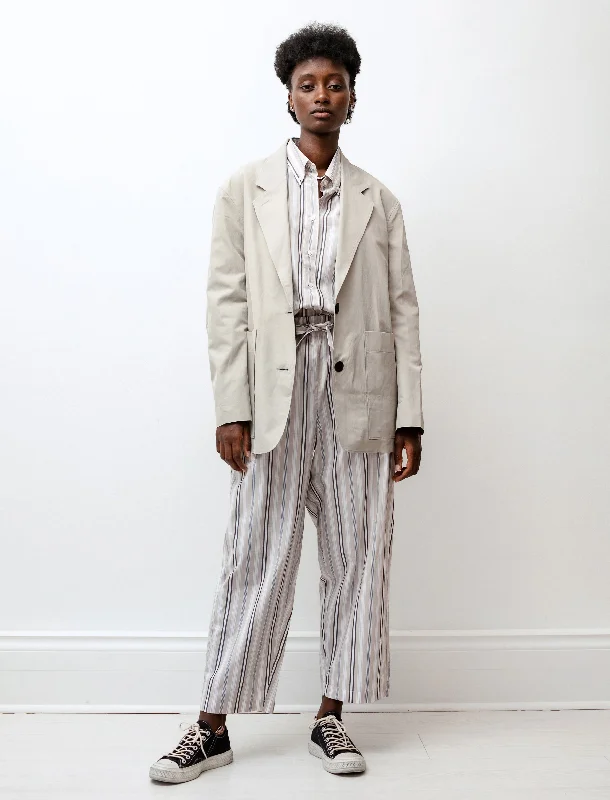 Conde Jacket Dark Stone Toggled Jacket Drawstring Jacket Belted Jacket