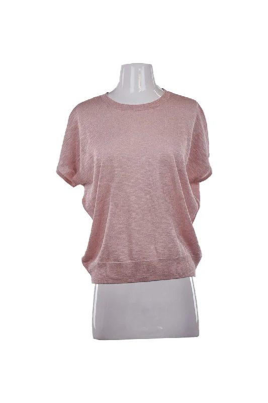 Ellen Tracy Sweater Glossy Satin Silk