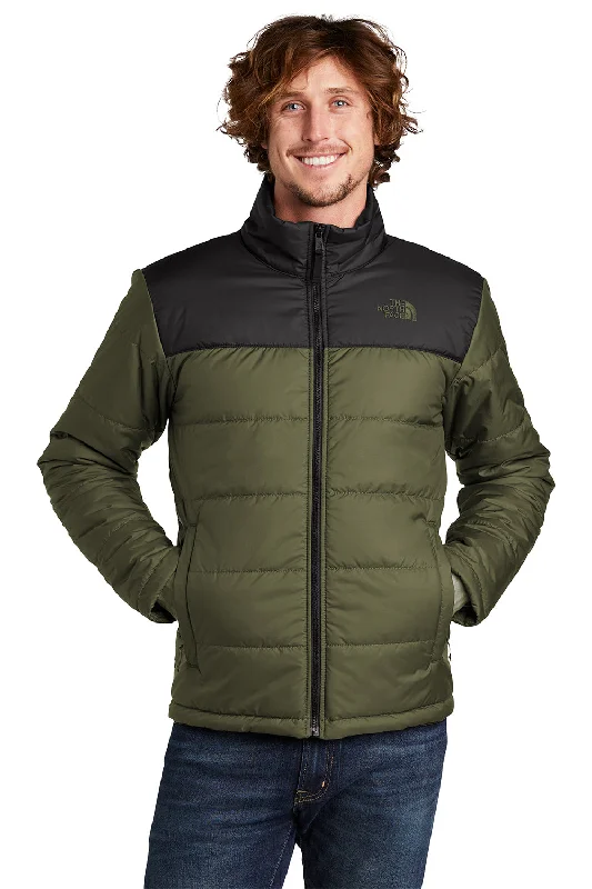 The North Face Mens Everyday Water Resistant Insulated Full Zip Jacket - Burnt Olive Green Ribbed Jacket Pleated Jacket Ruffled Jacket The North Face Mens Everyday Water Resistant Insulated Full Zip Jacket - Burnt Olive Green Ribbed Jacket Pleated Jacket Ruffled Jacket