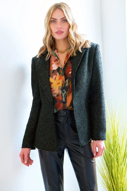 Baxter Jacket Olive/Black Tweed Rayon Jacket Velvet Jacket Corduroy Jacket