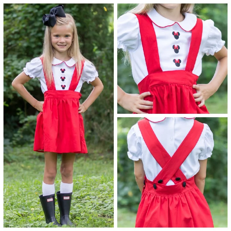 Mouse Ears Skirt Set velvet skirt rich