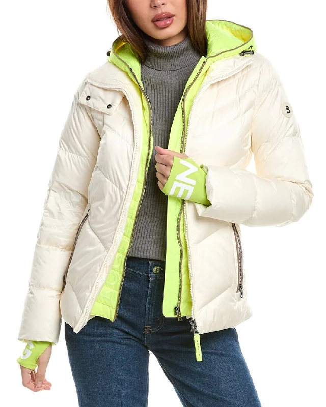 Bogner Calie Down Ski Jacket Cotton Fabric Linen Fabric Terry Fabric