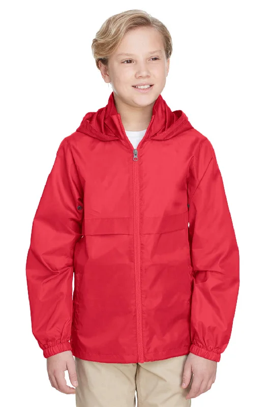 Team 365 Youth Zone Protect Water Resistant Full Zip Hooded Jacket - Red Satin Jacket Silk Jacket Chiffon Jacket Team 365 Youth Zone Protect Water Resistant Full Zip Hooded Jacket - Red Satin Jacket Silk Jacket Chiffon Jacket