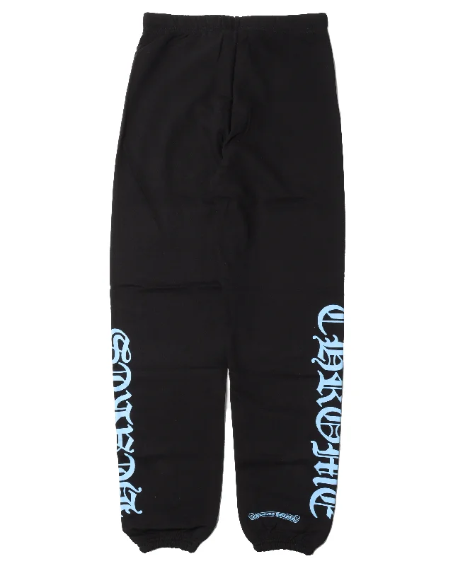 Script Sweat Pant Elegant Palazzo Trousers