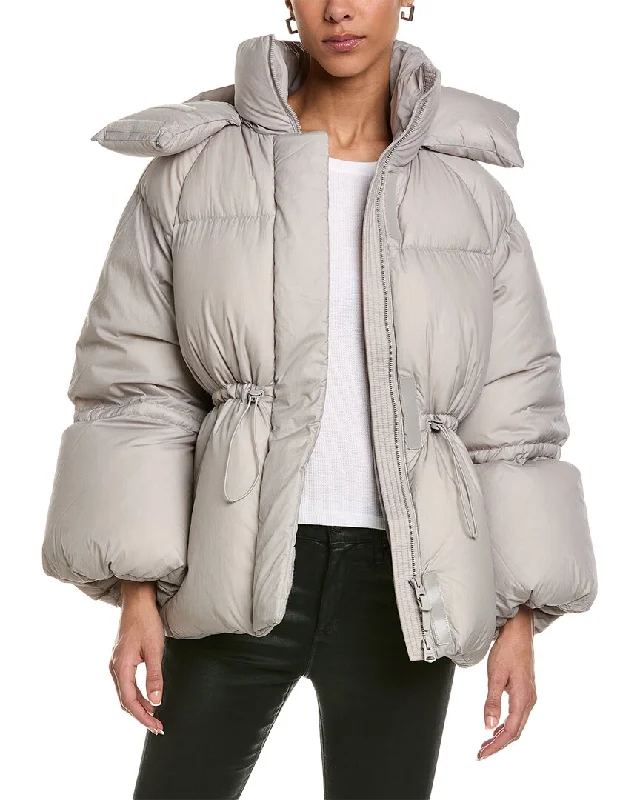 Mackage Leone 2-In-1 Down Jacket Knit Fabric Woven Fabric Fleece Fabric