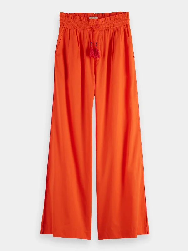 Cotton voile pants Chic Black Leggings