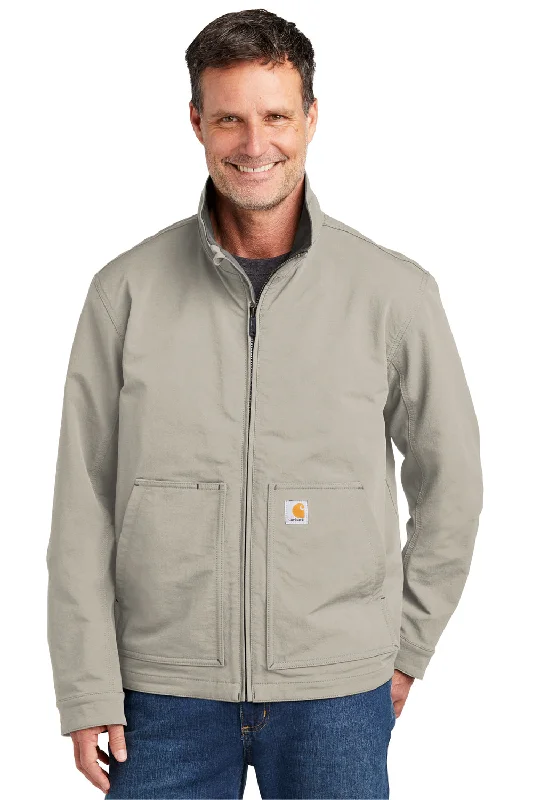 Carhartt Mens Super Dux Wind & Water Resistant Full Zip Jacket - Greige Grey Faux Fur Jacket Real Fur Jacket Shearling Jacket Carhartt Mens Super Dux Wind & Water Resistant Full Zip Jacket - Greige Grey Faux Fur Jacket Real Fur Jacket Shearling Jacket