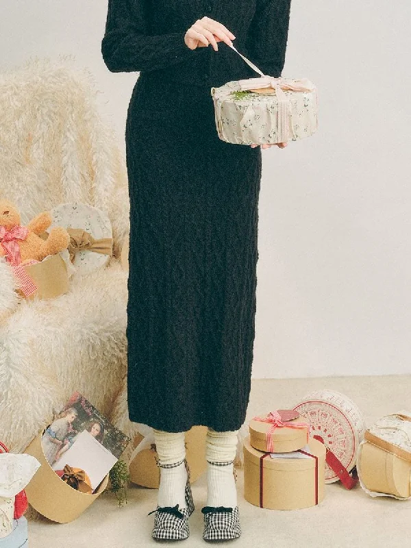 black skirt【presale_1st】