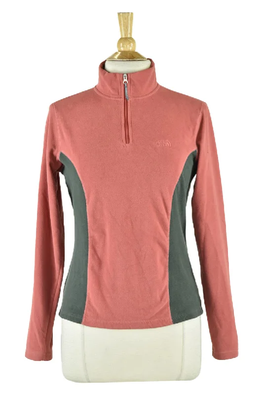 The North Face Sweater Mesh Blend Leather Blend Suede Blend