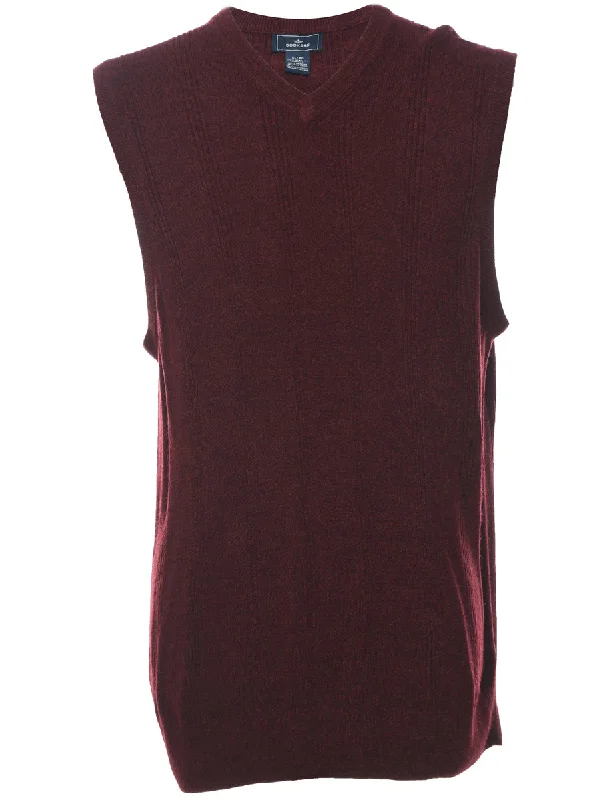 Dockers Sweater Vest - XL Mesh Sweater Canvas Denim