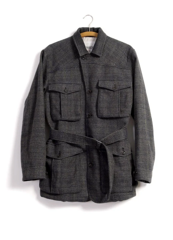 ARVE | Cargo Pockets Tweed Jacket | Trout Striped Jacket Polka Dot Jacket Floral Jacket