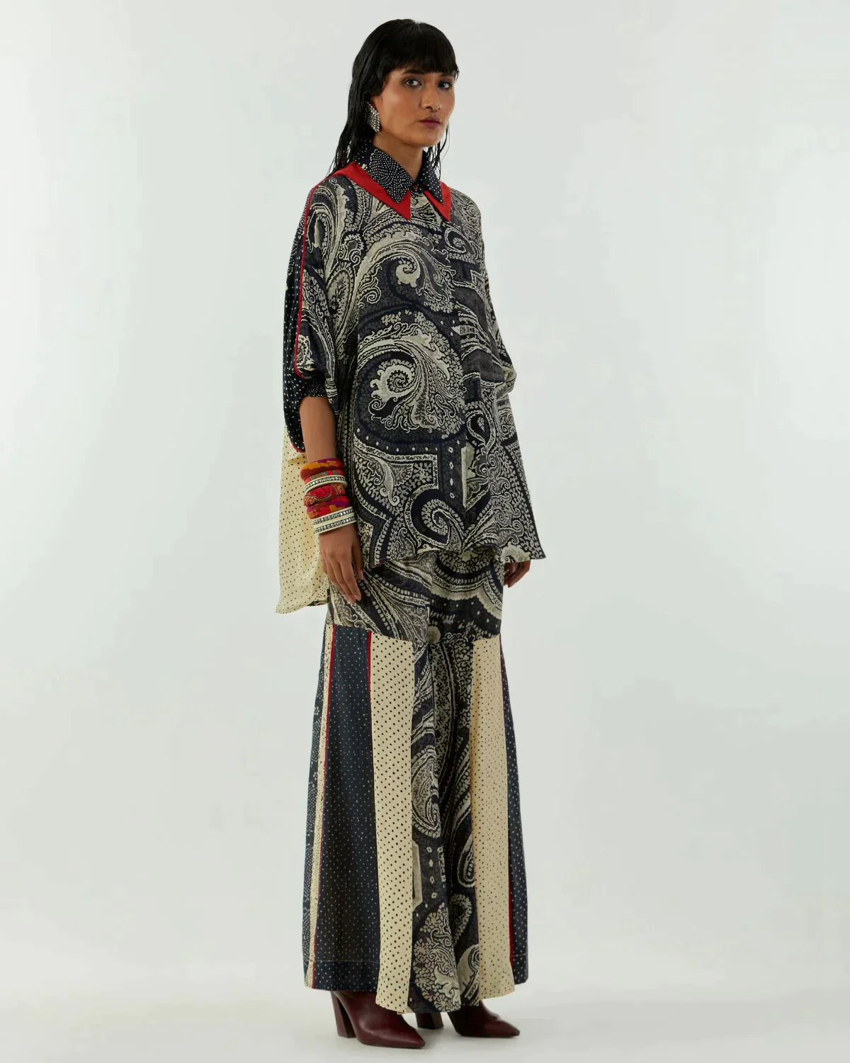Mogra Sharara Pant Trendy Wide-Legged Trousers