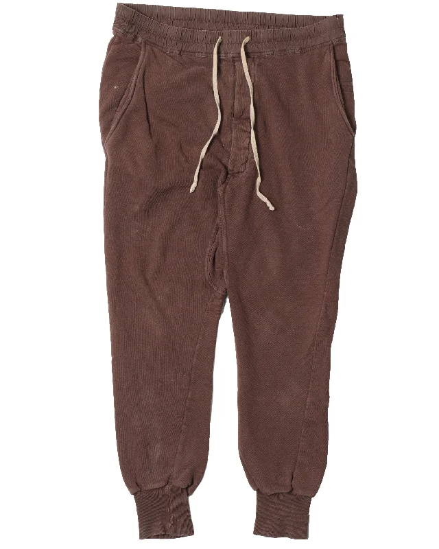 Drop Crotch Sweat Pants Formal Dress Pants