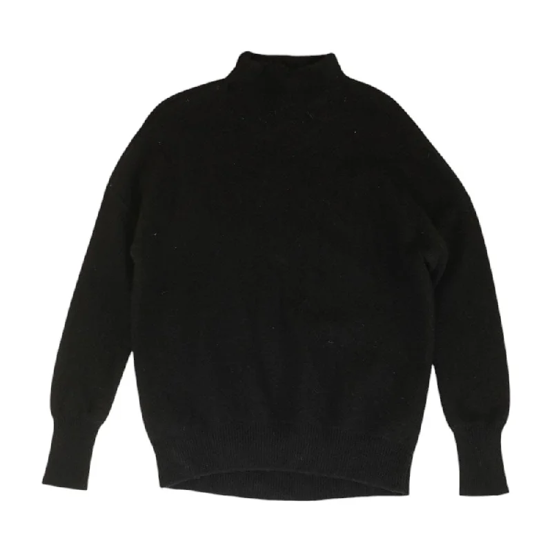 Black Solid Sweater Lace Blend Ribbed Blend Corduroy Blend