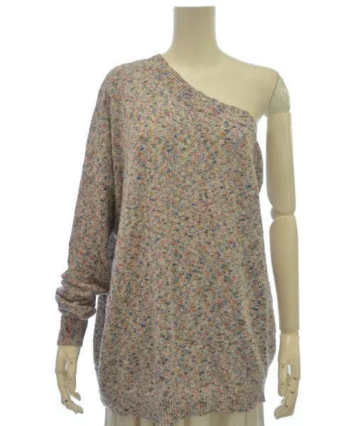 6(ROKU) Sweaters Mesh Blend Leather Blend Suede Blend