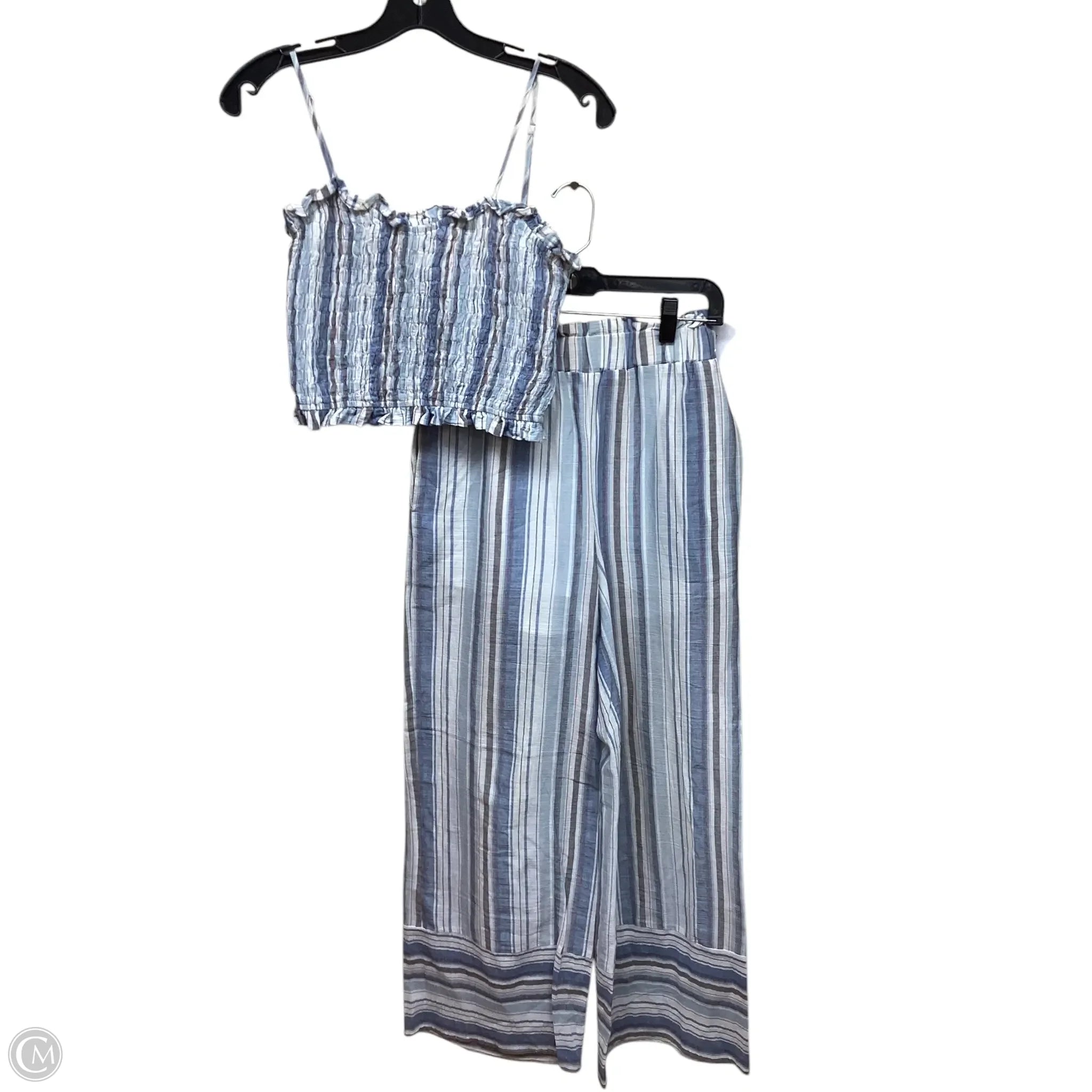 Pants Set 2pc By Hyfve In Striped Pattern, Size: S Casual Lounge Pants