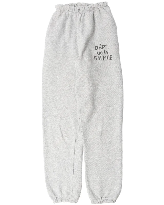 Grey Sweat Pant Trendy Work Pants