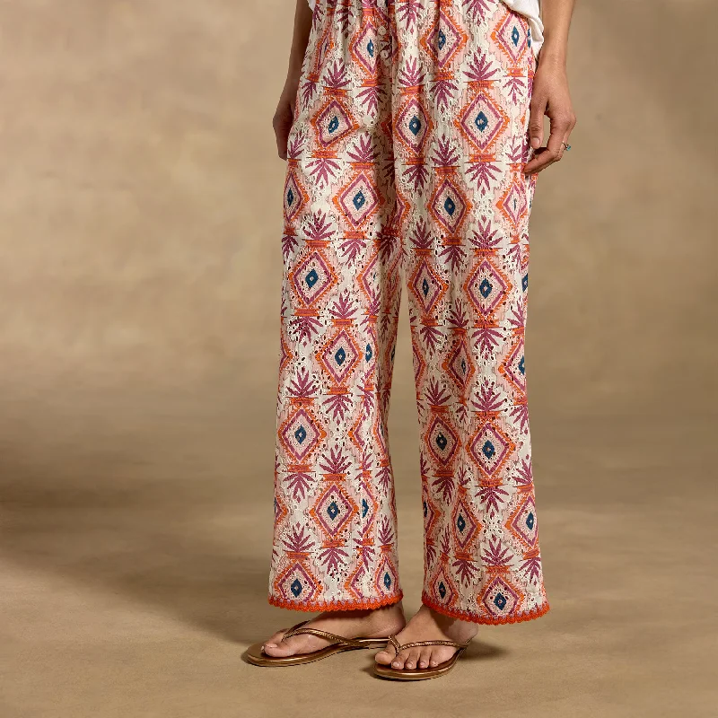 Zola Eyelet Pants Sleek Black Pants