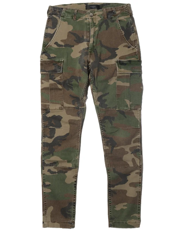 Camouflage Cargo Pants Formal Slim Pants