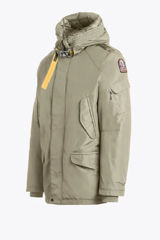 Parajumpers Right Hand Men's Winter Jacket in Canvas PMJCKMA03 Zip Front Button Front Snap Front Parajumpers Right Hand Men's Winter Jacket in Canvas PMJCKMA03 Zip Front Button Front Snap Front