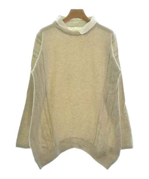 A.T Sweaters Print Jacquard Patchwork