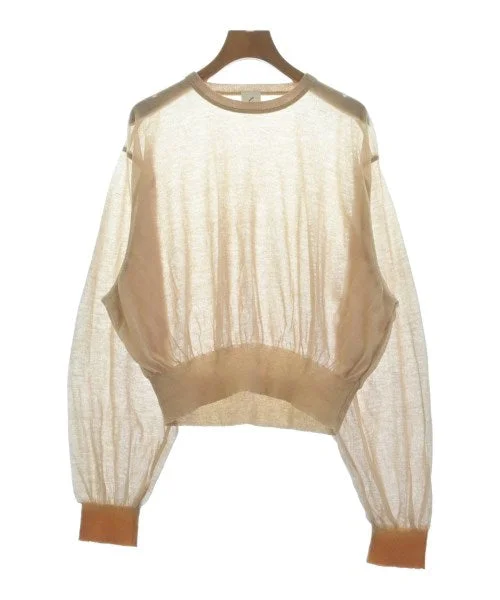 6(ROKU) Sweaters Denim Fabric Leather Fabric Suede Fabric