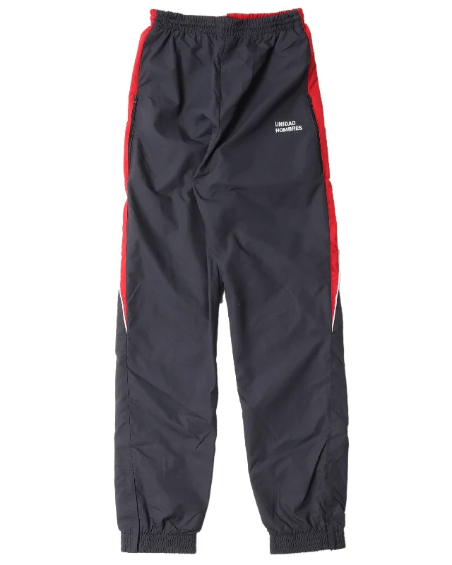 Back Zipper Sweat Pant Casual Plaid Pants