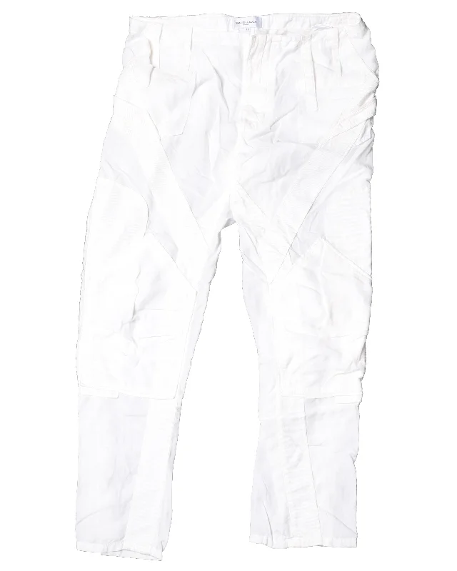 White Pants Stylish Slim Trousers