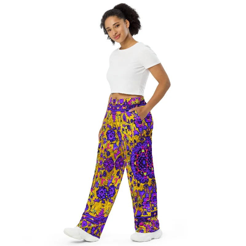 RUG 3 Unisex Wide-leg Pants Relaxed Lounge Trousers