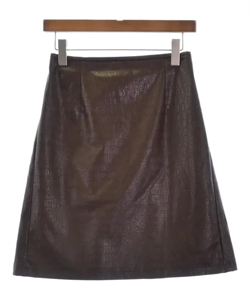 ESTNATION Mini skirts cashmere skirt soft
