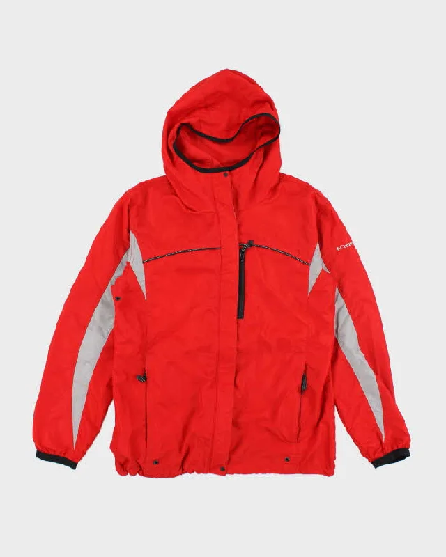 Vintage Women's Columbia Lightweight Hooded Windbreaker Jacket - L Oversized Jacket Tailored Jacket Straight Jacket Vintage Women's Columbia Lightweight Hooded Windbreaker Jacket - L Oversized Jacket Tailored Jacket Straight Jacket