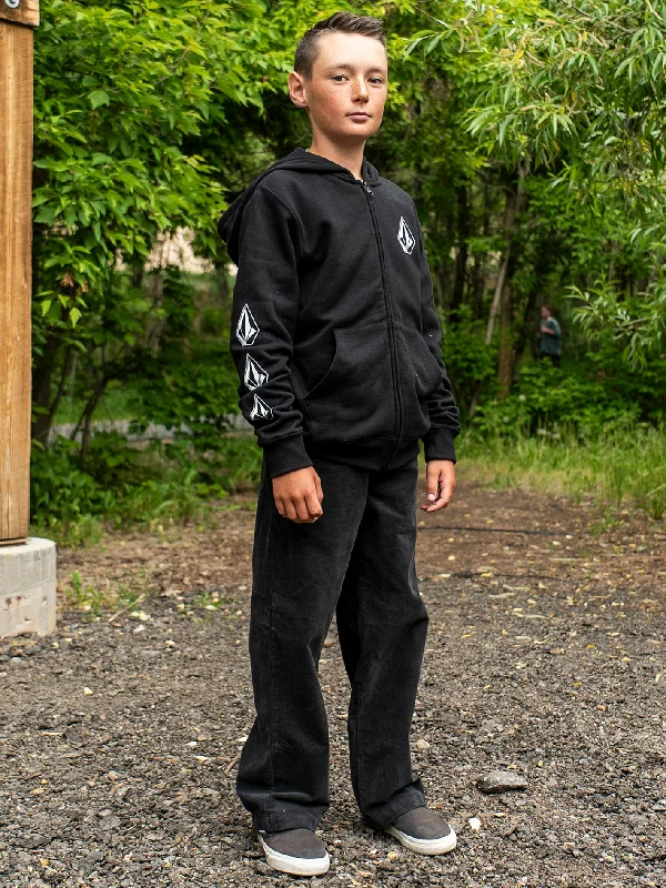 Big Boys Iconic Stone Zip Jacket - Black Snapped Jacket Toggled Jacket Drawstring Jacket Big Boys Iconic Stone Zip Jacket - Black Snapped Jacket Toggled Jacket Drawstring Jacket