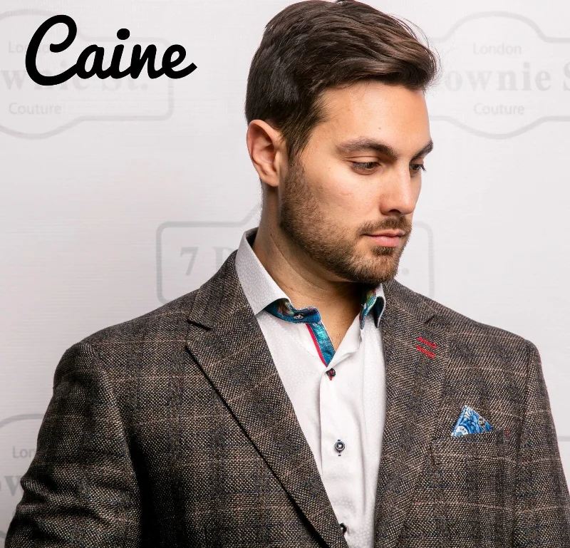 7 Downie Blazer Caine Sports Jacket In Plaid FW19 Herringbone Jacket Checkered Jacket Solid Jacket 7 Downie Blazer Caine Sports Jacket In Plaid FW19 Herringbone Jacket Checkered Jacket Solid Jacket