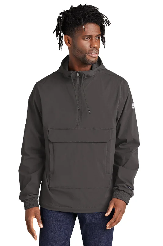 The North Face Mens Wind & Water Resistant Packable 1/4 Zip Anorak Hooded Jacket - Asphalt Grey - Closeout Ribbed Jacket Pleated Jacket Ruffled Jacket The North Face Mens Wind & Water Resistant Packable 1/4 Zip Anorak Hooded Jacket - Asphalt Grey - Closeout Ribbed Jacket Pleated Jacket Ruffled Jacket