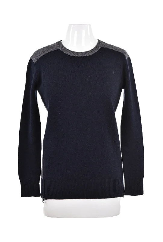 Vince Sweater Silk Blend Satin Velvet