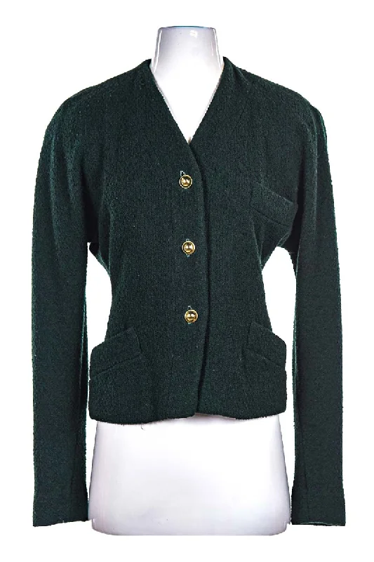 Donna Karen Sweater Polka Dot Checkered Tartan