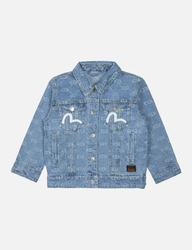 Allover Logo Jacquard and Seagull Print Regular Fit Denim Jacket Plaid Jacket Tartan Jacket Houndstooth Jacket Allover Logo Jacquard and Seagull Print Regular Fit Denim Jacket Plaid Jacket Tartan Jacket Houndstooth Jacket