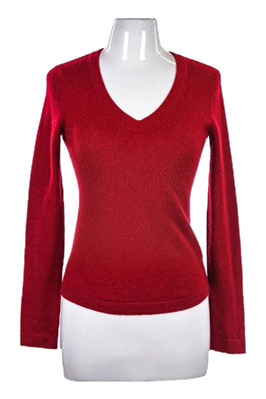 Cashmere Saks Fifth Avenue Sweater Satin Blend Silk Blend Wool Blend