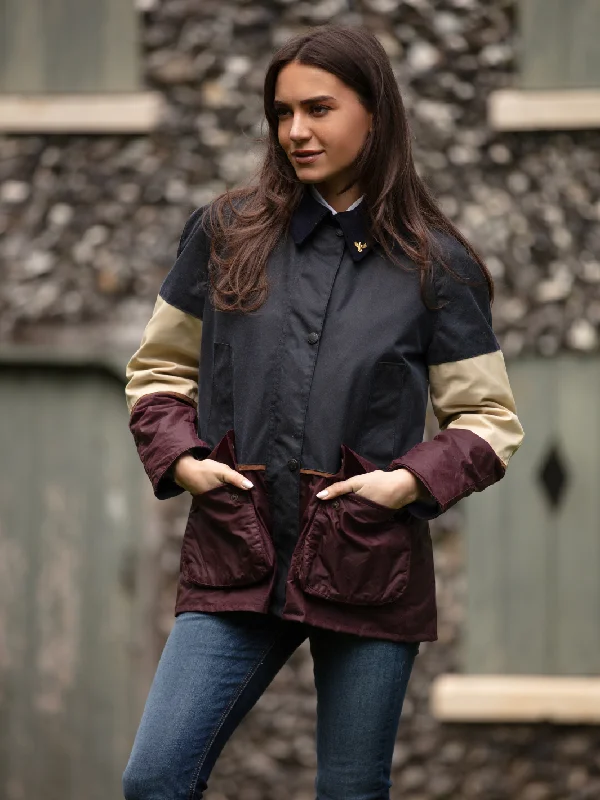 Ladies Landowner Tri-Colour Wax Walking Jacket - Coastal Denim Jacket Leather Jacket Suede Jacket Ladies Landowner Tri-Colour Wax Walking Jacket - Coastal Denim Jacket Leather Jacket Suede Jacket