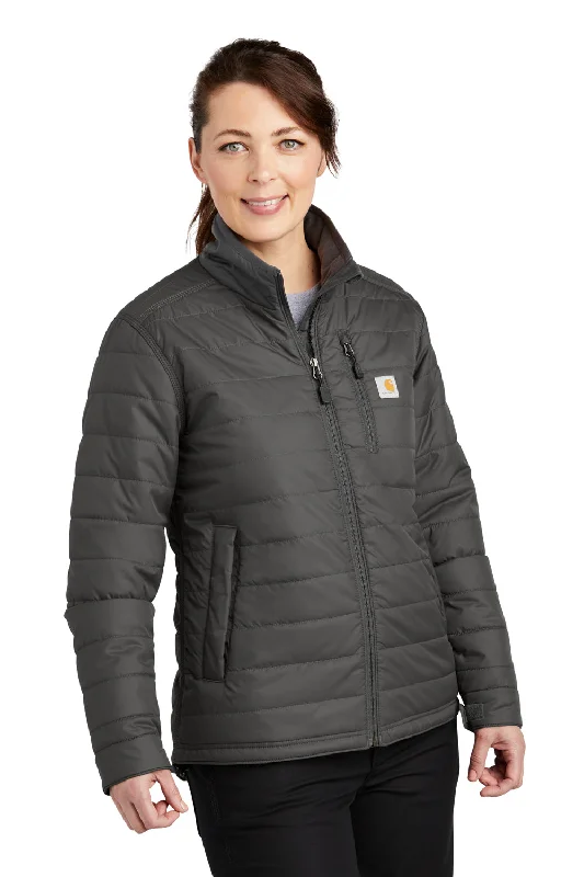 Carhartt Womens Gilliam Wind & Water Resistant Full Zip Jacket - Shadow Grey One-Shoulder Jacket Off-the-Shoulder Jacket Asymmetrical Jacket Carhartt Womens Gilliam Wind & Water Resistant Full Zip Jacket - Shadow Grey One-Shoulder Jacket Off-the-Shoulder Jacket Asymmetrical Jacket