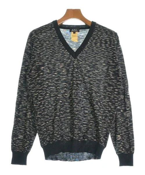 A.P.C. Sweaters Mesh Blend Leather Blend Suede Blend
