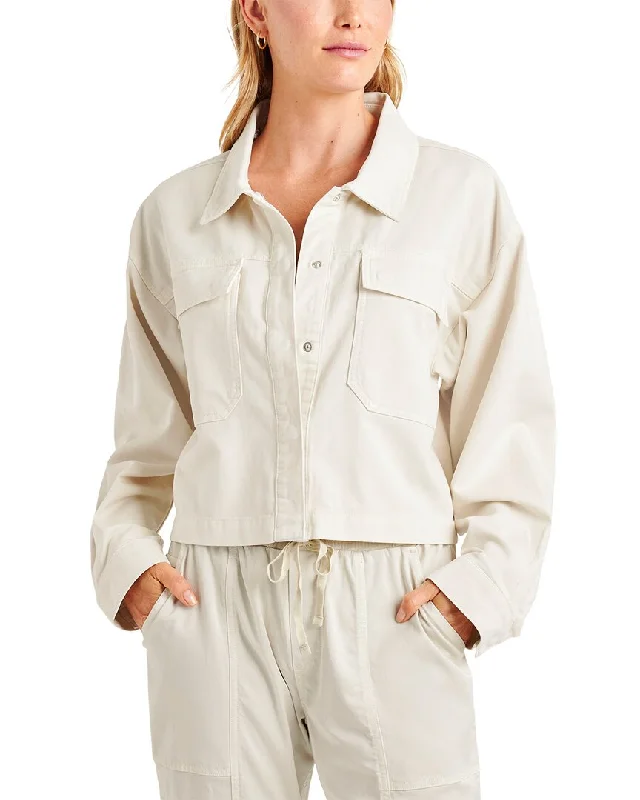 Splendid Sherpa Collar Jacket Cotton Fabric Linen Fabric Terry Fabric