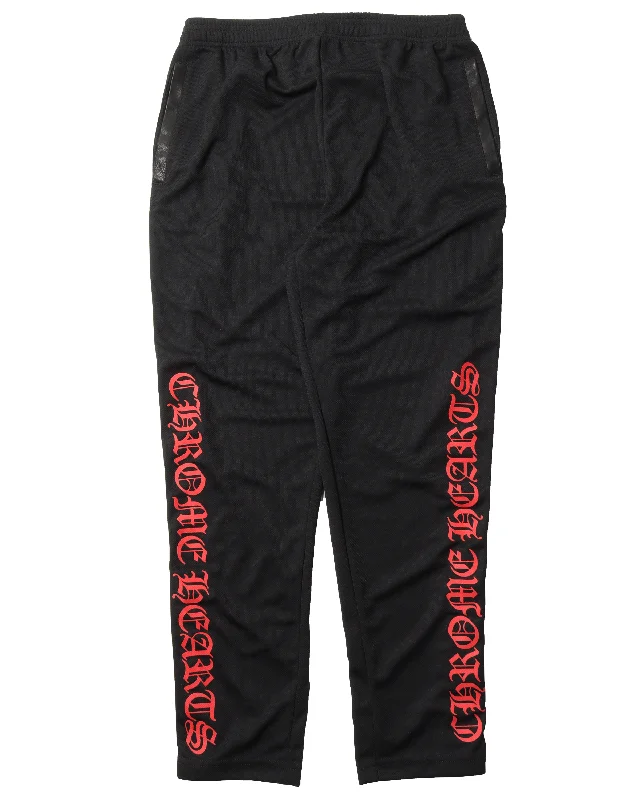 Black Track Pants Relaxed Casual Leggings