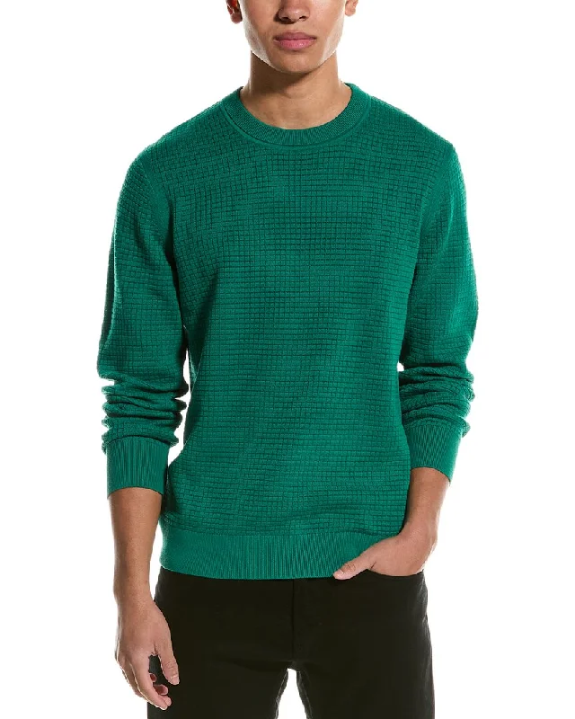 Theory Todd Sweater Boat Neck Shawl Collar Notched Collar