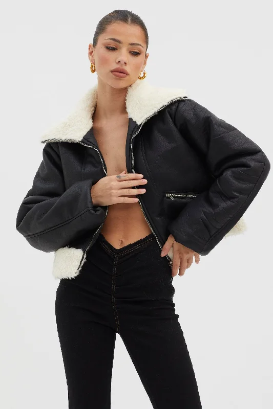 Camden Sherpa Trim Zip Jacket Black V-Neck Jacket Boat Neck Jacket Square Neck Jacket Camden Sherpa Trim Zip Jacket Black V-Neck Jacket Boat Neck Jacket Square Neck Jacket