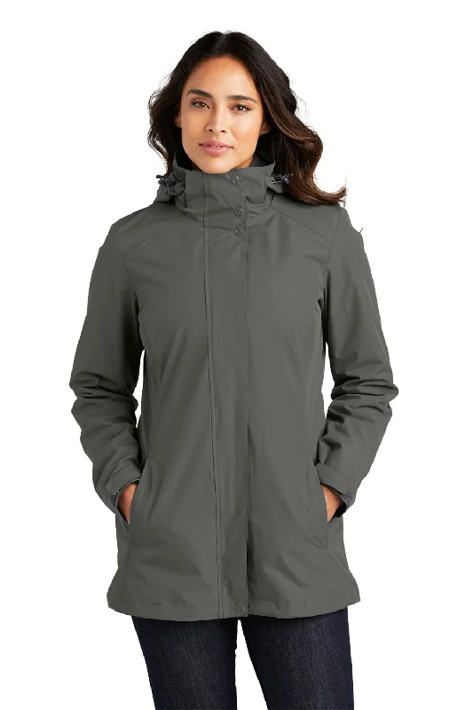 Port Authority Womens All Weather 3-in-1 Water Resistant Full Zip Hooded Jacket - Storm Grey Chenille Jacket Brocade Jacket Lace Jacket Port Authority Womens All Weather 3-in-1 Water Resistant Full Zip Hooded Jacket - Storm Grey Chenille Jacket Brocade Jacket Lace Jacket