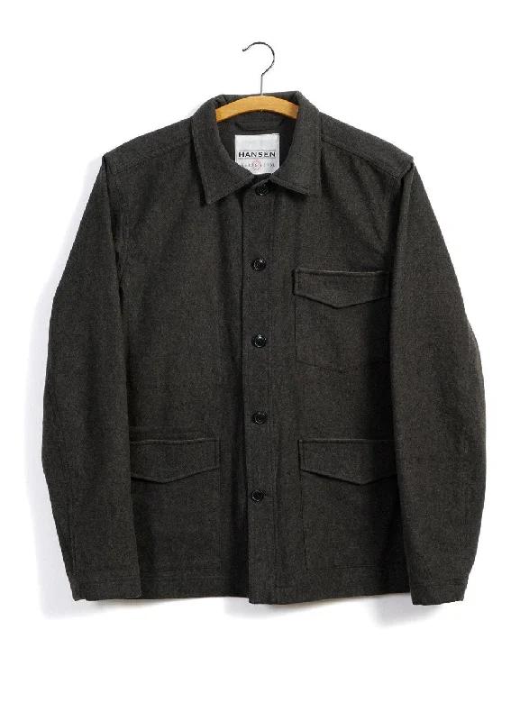 ANDERS | Work Jacket | Coal Denim Jacket Leather Jacket Suede Jacket