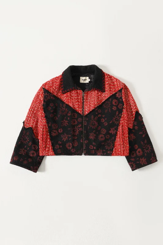 CO-ORD HANDWOVEN JACKET Wool Jacket Cashmere Jacket Tweed Jacket