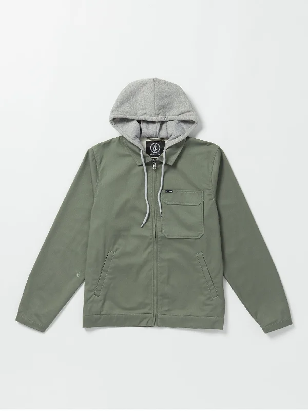 Korman Hood Jacket - Agave Jacket Blazer Coat