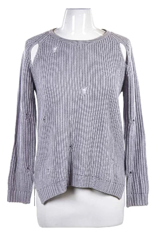 Knyt & Lynk Sweater Herringbone Houndstooth Plaid